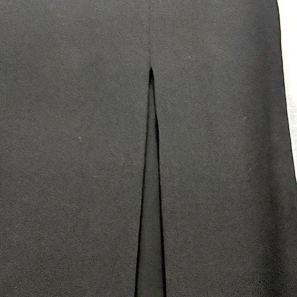 ZARA Collection NEW! Double Front Slits Black Wool Midi Straight Skirt--M - Picture 6 of 13